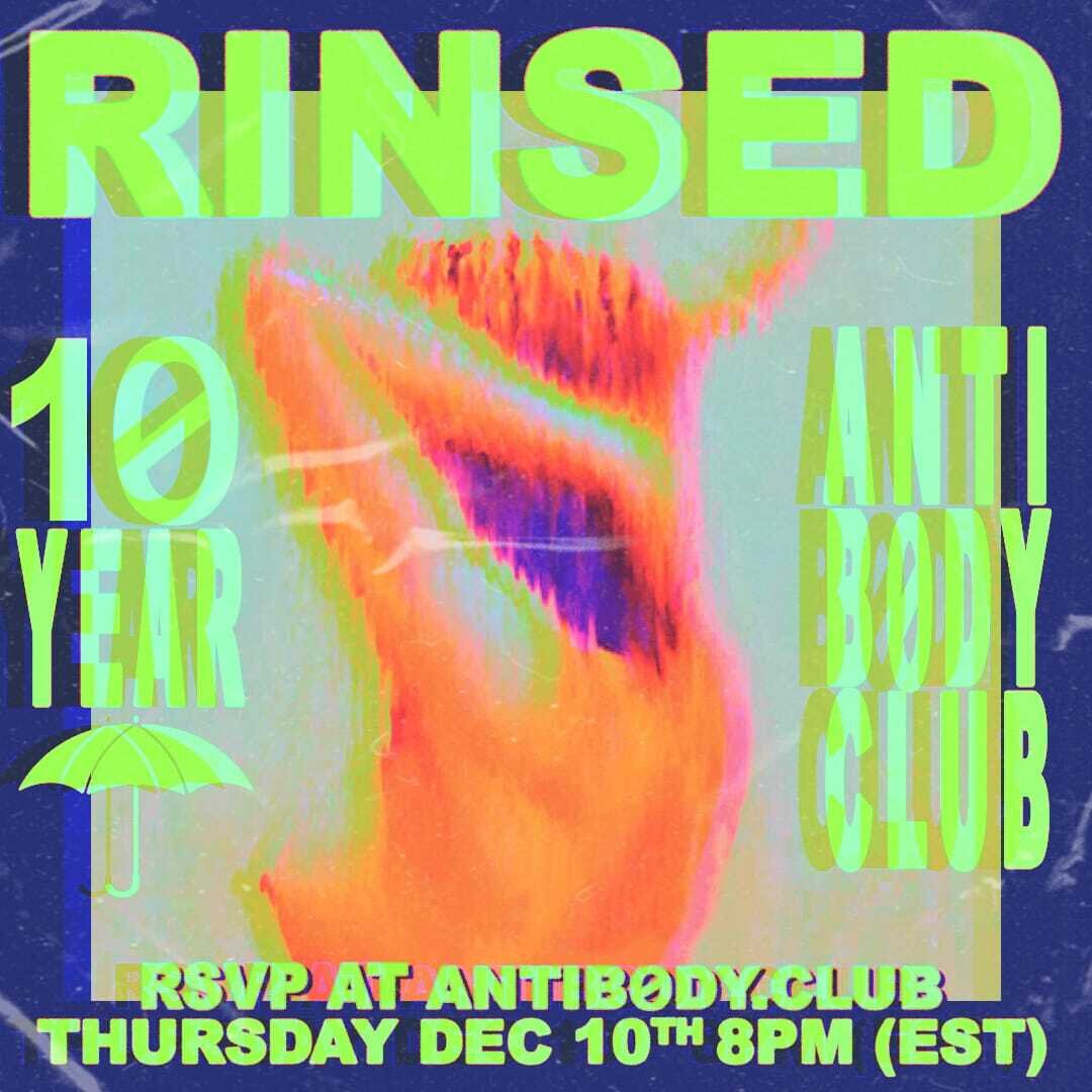 Antib0dy Club event flyer, December 2020