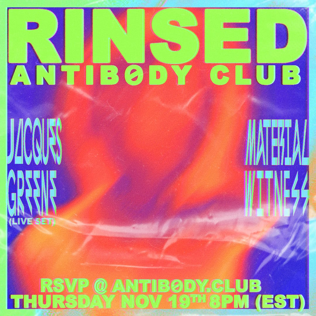Rinsed at Antib0dy Club live event