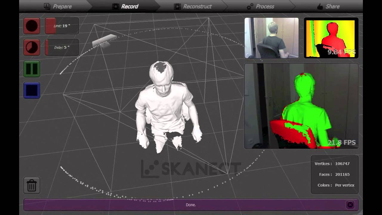 Occipital Structure Sensor on set for Brain Dead lookbook capture