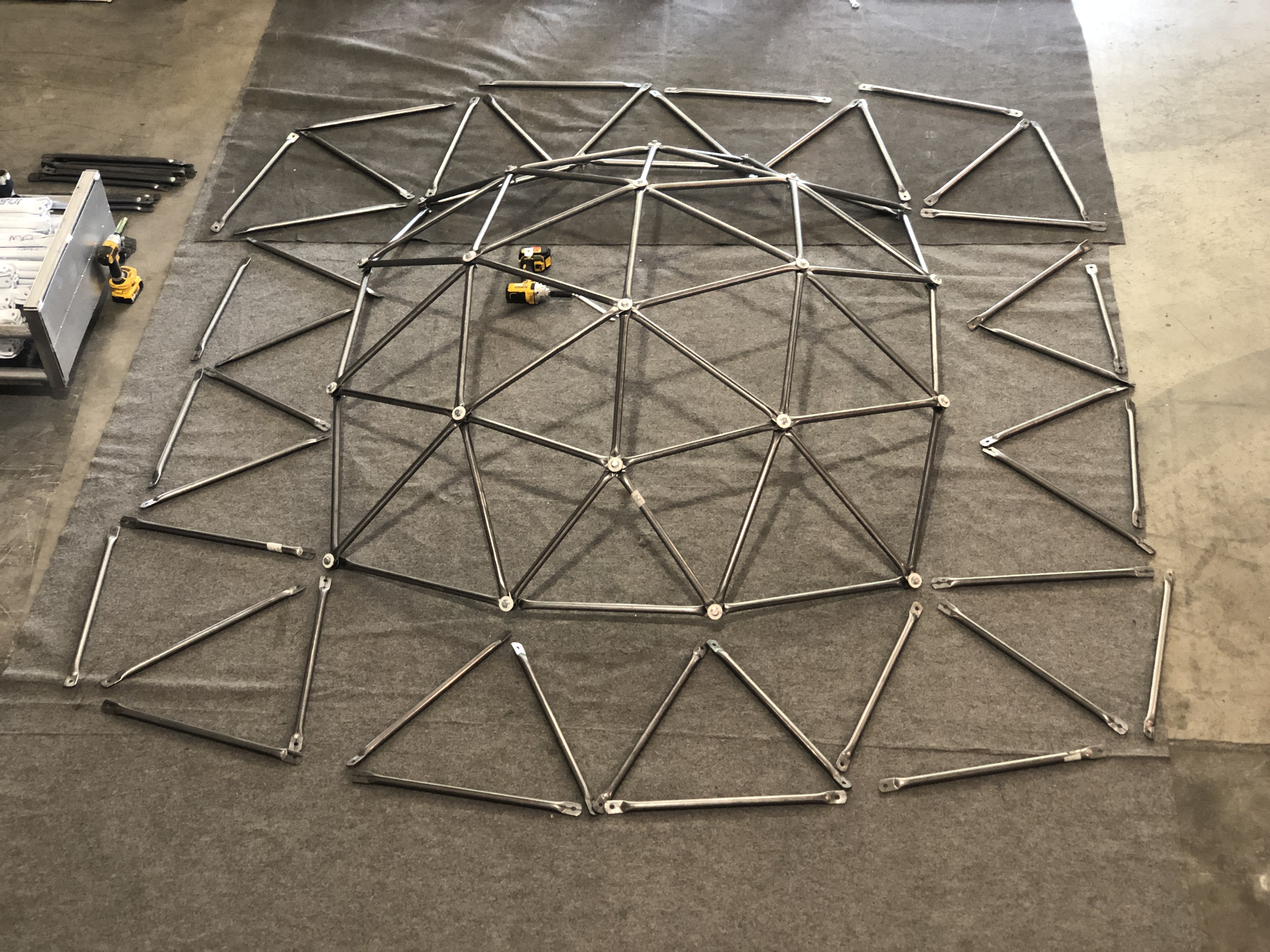 Driver Less Vision geodesic dome structure — view 1