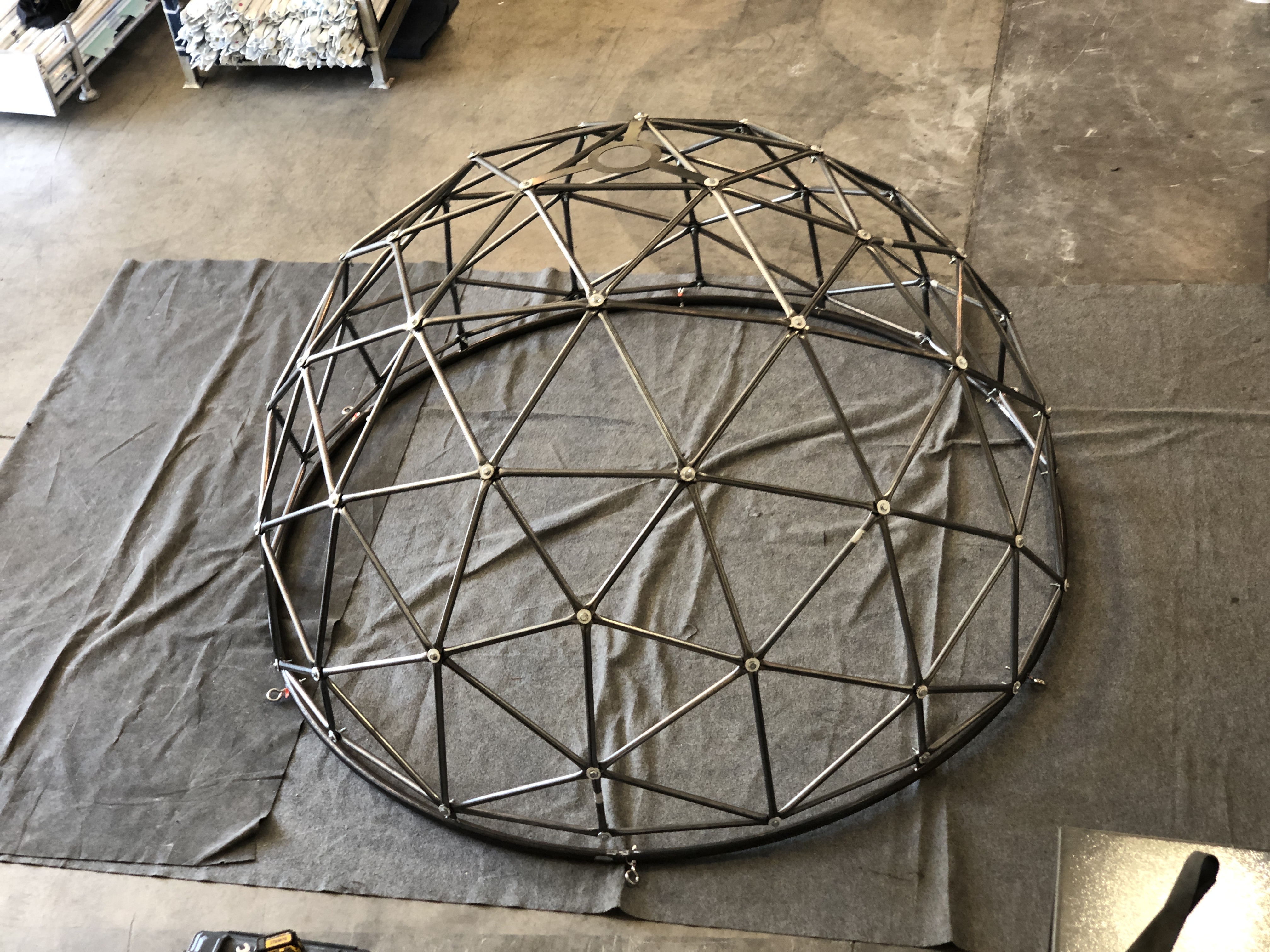 Driver Less Vision geodesic dome structure — view 2
