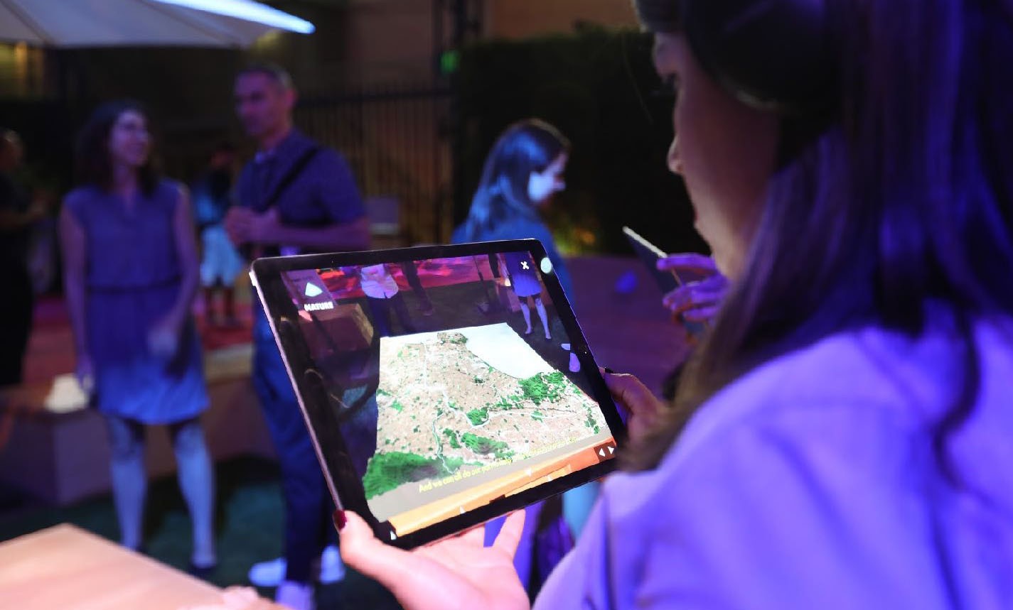 LA River AR interactive exhibition
