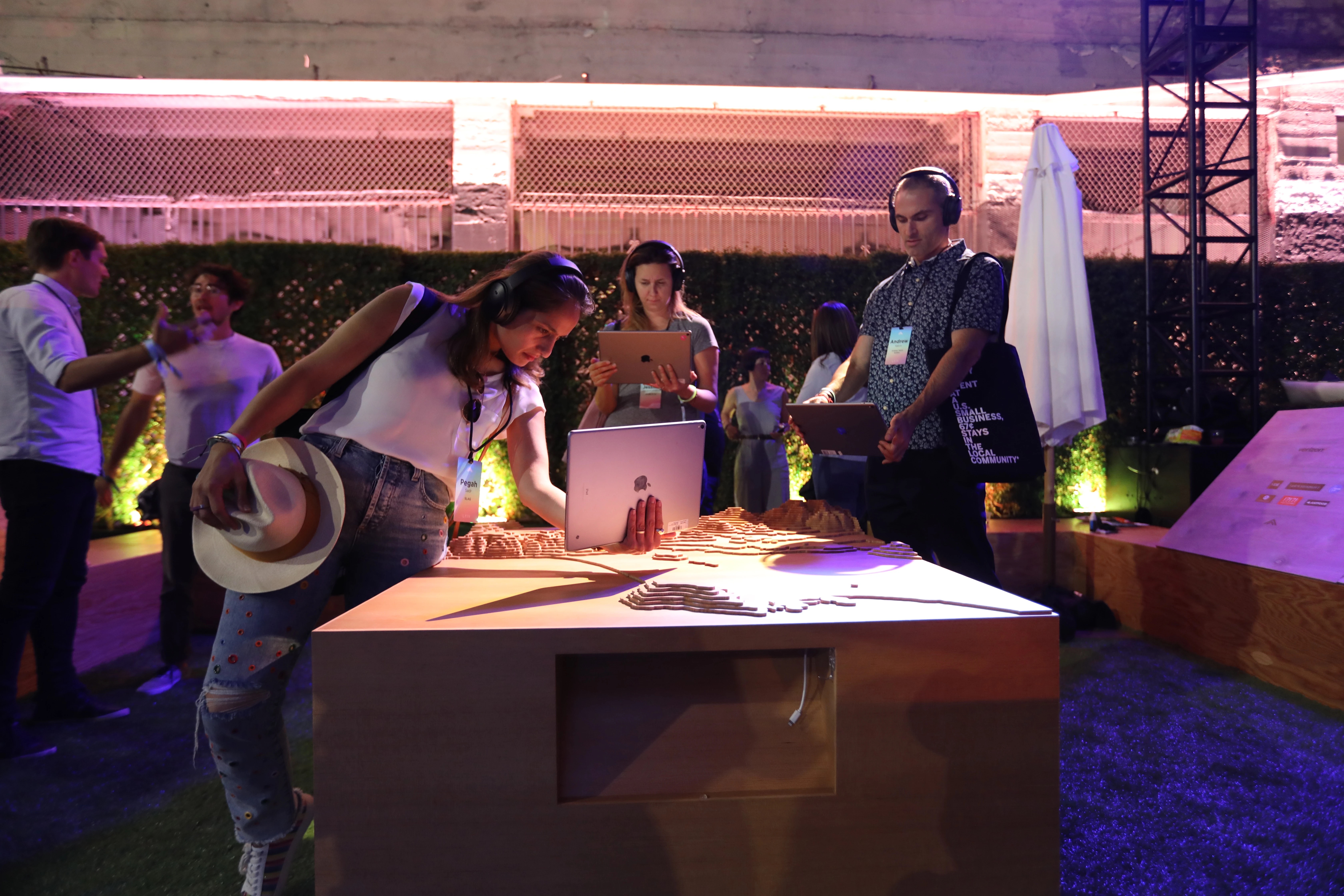 LA River AR interactive exhibition