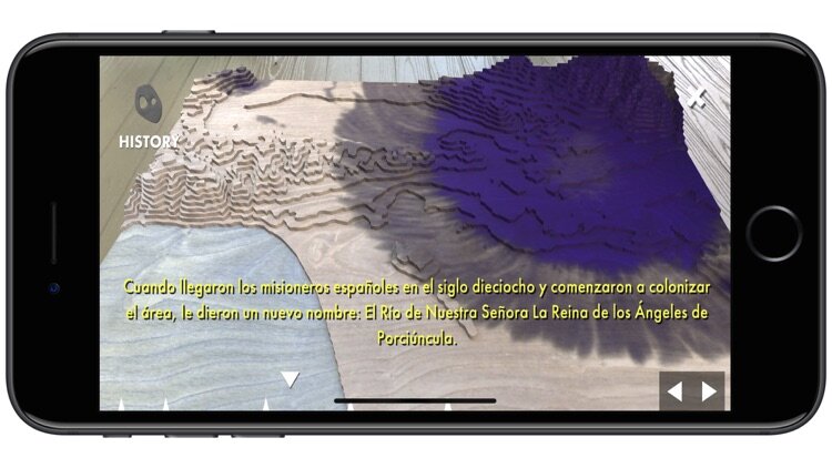 Rio de Los Angeles AR app screenshot