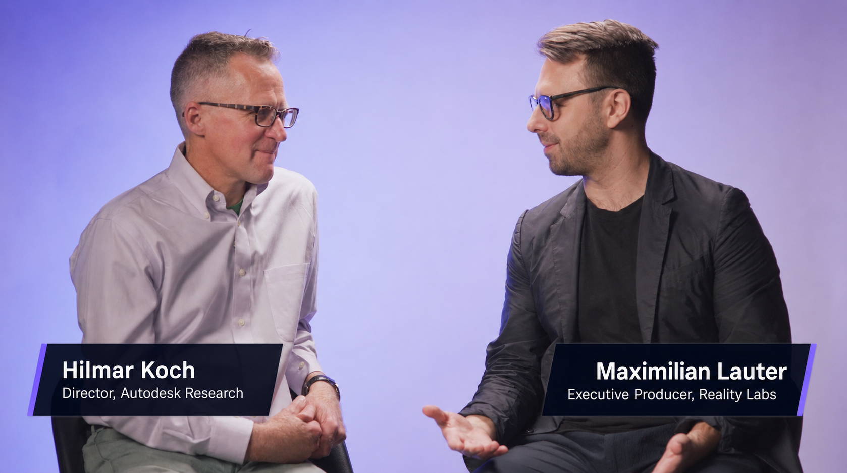 Maximilian Lauter and Hilmar Koch — Project Reframe R&D collaboration