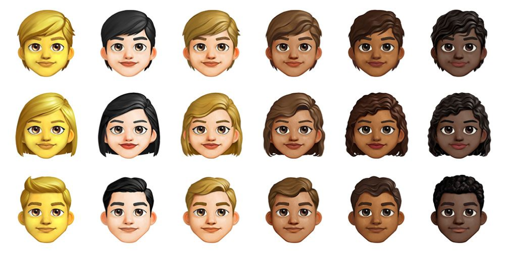 Twemoji skin-tone and identity variants — designed to be expressive and inclusive